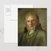 De schilder Caspar David Friedrich Briefkaart (Voorkant / Achterkant)