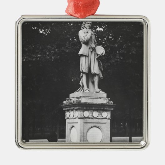 De schilder Eustache Le Sueur, 1853 Metalen Ornament (Voorkant)