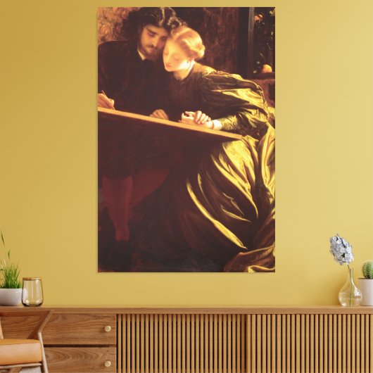 De schilder huwelijksreis Fredric Leighton Fine Ar Canvas Afdruk (Insitu (Woonkamer))