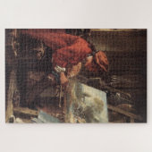 De schilder in zijn atelier (door François Boucher Legpuzzel (Horizontaal)