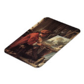 De schilder in zijn atelier (door François Boucher Magneet (Linkerzijde)