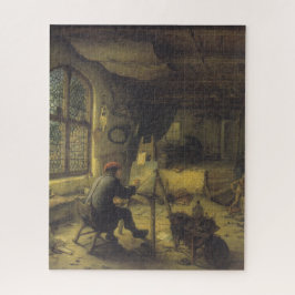De schilder in zijn werkplaats (Atelier van de kun Legpuzzel