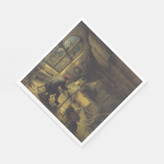 De schilder in zijn workshop (Studio van kunstenaa Servet (Hoek)