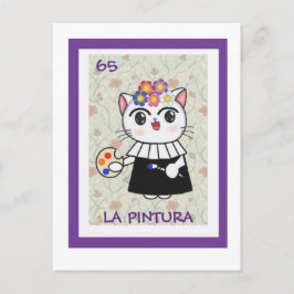 De schilder, La Pintura, Briefkaart