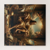 De schilder legpuzzel (Horizontaal)