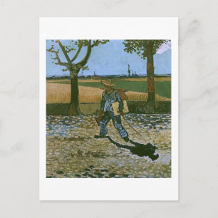 De schilder op weg naar zijn werk, Van Gogh Fine A Briefkaart