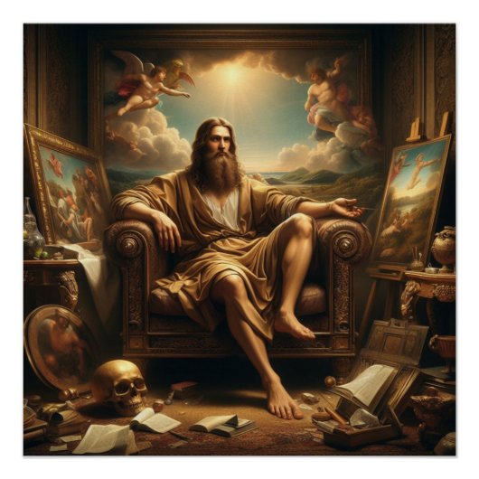 De schilder perfect poster (Voorkant)