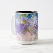 De schilder tweekleurige koffiemok (Voorkant links)