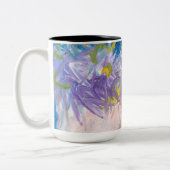 De schilder tweekleurige koffiemok (Links)