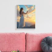 De Schilder van de Lucht Canvas Afdruk (Insitu (Woonkamer))