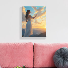 De Schilder van de Lucht Canvas Afdruk