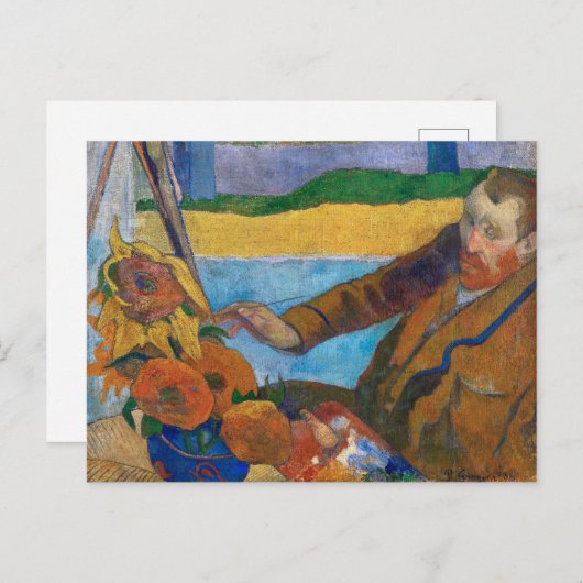 De schilder van zonnebloemen | Paul Gauguin | Briefkaart (Voorkant / Achterkant)