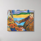 De schilder van zonnebloemen | Paul Gauguin | Canvas Afdruk (Voorkant)