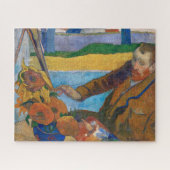 De schilder van zonnebloemen | Paul Gauguin | Legpuzzel (Horizontaal)