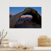 De Schilderachtig Alabama Hills Nestled Poster (Keuken)