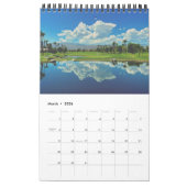 De Schilderachtig golfbaan één pagina per maand Kalender (Mar 2026)