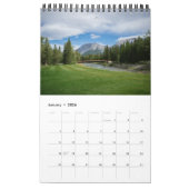 De Schilderachtig golfbaan één pagina per maand Kalender (Jan 2026)