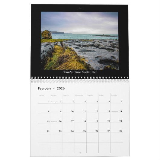 De Schilderachtig schoonheid van Ierland: 2025 Kalender (Feb 2026)