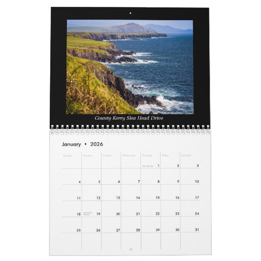 De Schilderachtig schoonheid van Ierland: 2025 Kalender (Jan 2026)