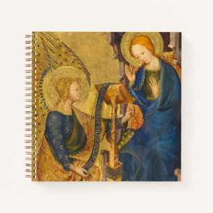 De schilderij van Gabriël en Maria Notitieboek