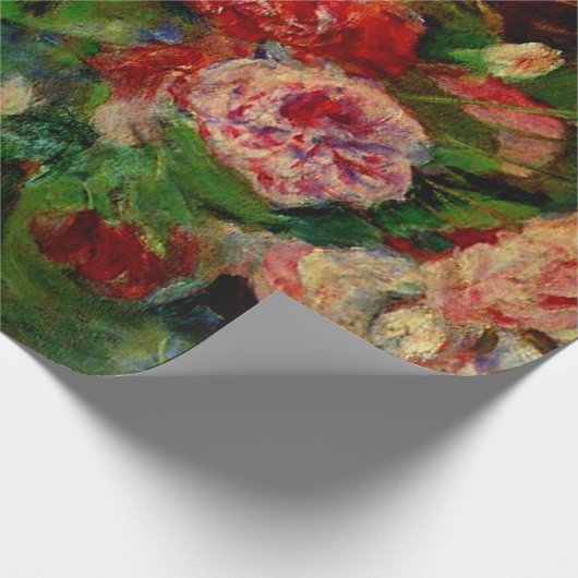 De schilderij van Pierre Renoir, Rozen, Cadeaupapier (Hoek)