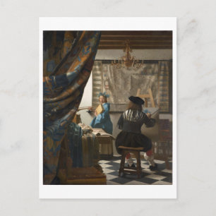 De schilderkunst van Johannes Vermeer Briefkaart