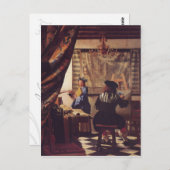 De schilderkunst van Johannes Vermeer Briefkaart (Voorkant / Achterkant)