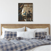 De schilderkunst van Johannes Vermeer Canvas Afdruk (Insitu (Slaapkamer))