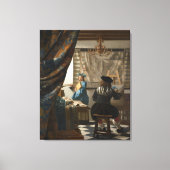 De schilderkunst van Johannes Vermeer Canvas Afdruk (Voorkant)