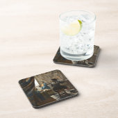 De schilderkunst van Johannes Vermeer Drankjes Onderzetter (Rechterzijde)