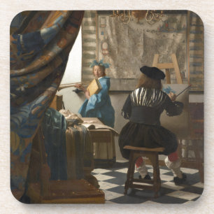 De schilderkunst van Johannes Vermeer Drankjes Onderzetter