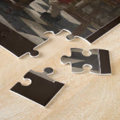 De schilderkunst van Johannes Vermeer Legpuzzel (Zijkant)