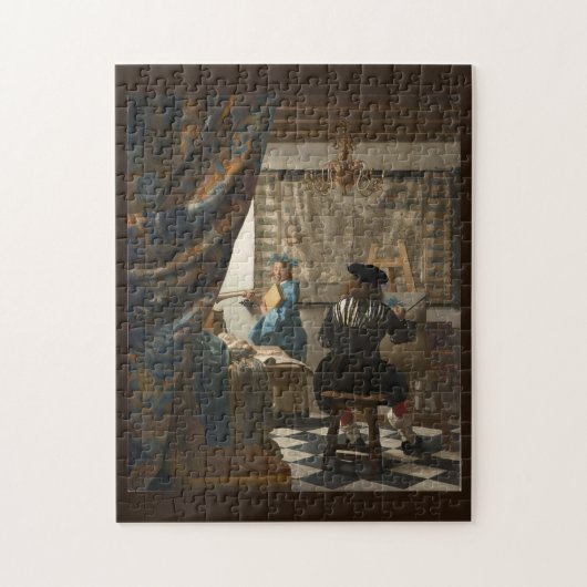 De schilderkunst van Johannes Vermeer Legpuzzel (Verticaal)