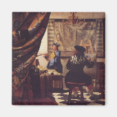 De schilderkunst van Johannes Vermeer Magneet (Voorkant)