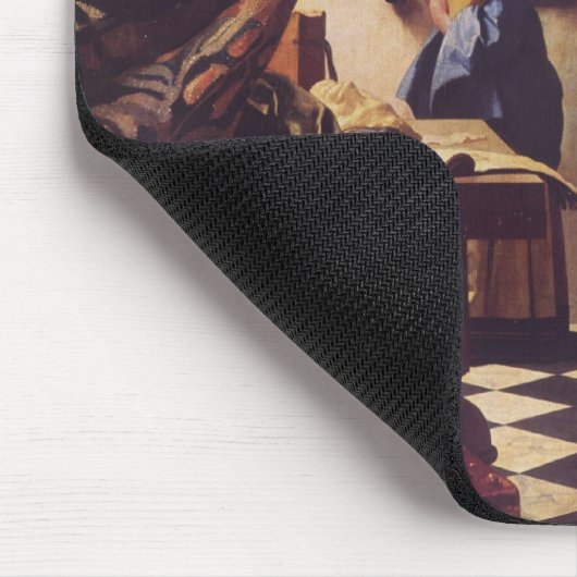 De schilderkunst van Johannes Vermeer Muismat (Hoek)