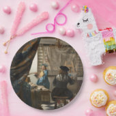 De schilderkunst van Johannes Vermeer Papieren Bordje (Feest)