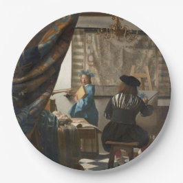 De schilderkunst van Johannes Vermeer Papieren Bordje