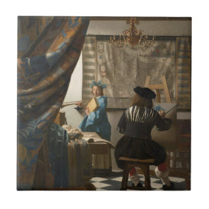 De schilderkunst van Johannes Vermeer Tegeltje