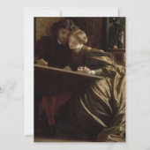 De schilders huwelijksreis (van Frederic Leighton) Kaart (Voorkant)