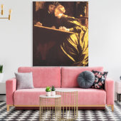 De Schildershuwelijksreis - Lord Frederic Leighton Canvas Afdruk (Insitu (Woonkamer))