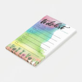 De Schilderspiegel van de waterverf, Cactus om Lij Post-it® Notes (Schuin)