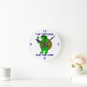 De schildpad en de haarklok ronde klok (Huis)
