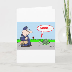 DE SCHILDPAD GRRR VAN DE BRIEVENBESTELLER KAART