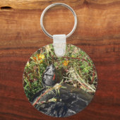 De schildpad in de bloemen vermoorden sleutelhanger (Voorkant)