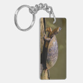 De schildpad in Tortuguero - Costa Rica Sleutelhanger (Voorkant Links)