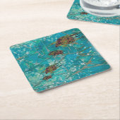 De schildpad-indigenositeit van een wereld van ond kartonnen onderzetters (Schuin)