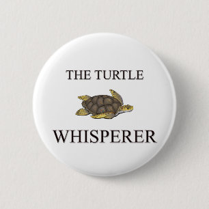 De schildpad ronde button 5,7 cm