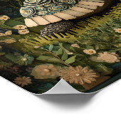De schildpad | Sunny Summer Forest Art Poster (Hoek)