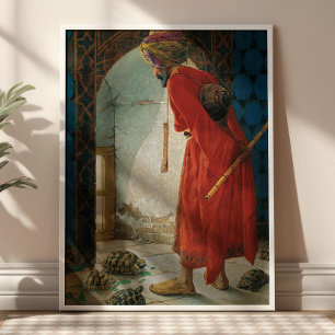 De Schildpad Trainer door Osman Hamdi Bey Vintage Poster