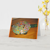 De Schildpad van de droom Kaart (Gele Bloem)